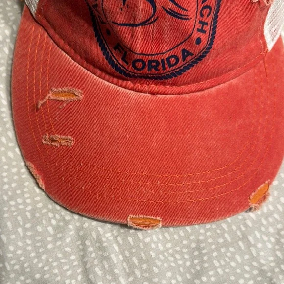 Red Panama City Beach Cap - Picture 12 of 12